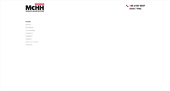 Desktop Screenshot of mchhgroup.com