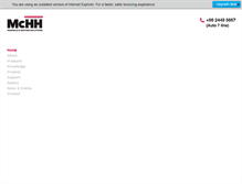 Tablet Screenshot of mchhgroup.com